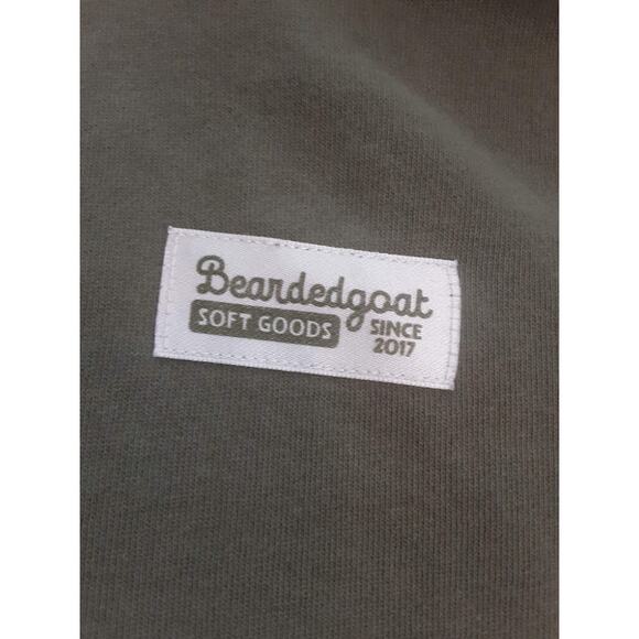 Beardedgoat Hoodie & Joggers Set Olive Green Women's Size M Sweatsuit - Picture 3 of 8